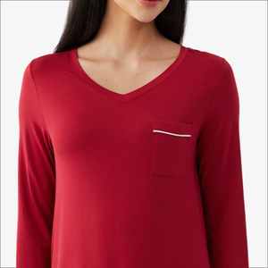 Robe de nuit pour femmes avec impressions de logo personnalisées, vente en gros de vêtements de nuit, chemises de nuit pour femmes, usine de vêtements pour femmes - Product Image 4