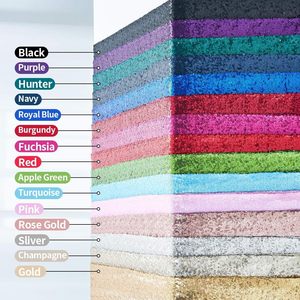 12 x 120 inches <strong>Black</strong> Sequin <strong>Table</strong> <strong>Runner</strong>, Glitter <strong>Black</strong> <strong>Table</strong> <strong>Runner</strong> for Wedding Birthday Bachelorette Holiday Decorations - Product Image 6
