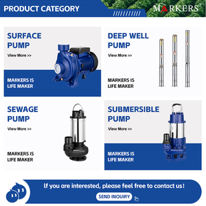 Pompa Centrifuga di Superficie ad Alta Pressione MARKERS in Ghisa 0,75KW 1HP per Uso Domestico - Product Image 5