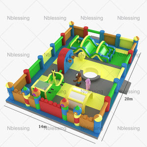 Commercial <b>Inflatable</b> Amusement Park Obstacle Course Slide Playground <b>Inflatable</b> Playground <b>Inflatable</b> Park Commercial Inflatabl - Product Image 4