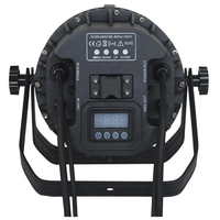 Projecteur LED Par 54x3W RGBW avec contrôle DMX512, IP65, culot B22/E27, 16,7 millions de couleurs, intensité variable, idéal pour mariages, bars, fêtes et éclairage de scène