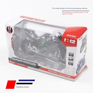 Modèle réduit en métal pour Ducati <span class=keywords><strong>Kawasaki</strong></span> Ninja H2R 1/12 Scale Diecast Toy Sound Light Front-Wheel Steering Ornament Alloy Motorcycle Model - Product Image 2