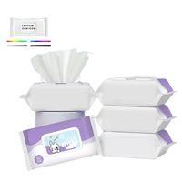 Lingettes humides pour bébé biodégradables, naturelles, jetables et personnalisables, 1 à 120 lingettes