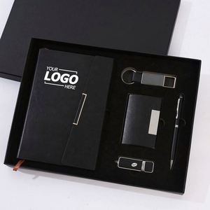 Set de Regalo Ejecutivo Premium: Cuaderno de Marca, USB y Llavero - Regalos Corporativos y Artículos Promocionales Perfectos - Product Image 1