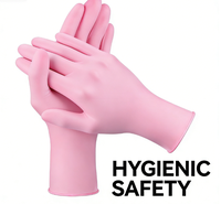 Gants en nitrile sans poudre, boîte de 200 unités, vente directe d'usine chinoise, gants en nitrile pour le travail/le jardinage/la conduite/les travaux à impact
