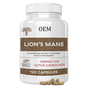 Cápsulas de Extracto de Melena de León Orgánico de Marca Privada OEM/ODM para el Control de Energía en Adultos y Nutrición del Estómago - Product Image 1