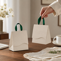 Caja Plana de Diseño Nuevo 2026, Bolsa de Regalo Personalizada para Boda con su Propio Logotipo, Cierre Magnético, Impresión a Cuatro Colores para Velas de Boda