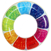 Approvisionnement direct d'usine en plein air plage piscine flotteur anneau bouée de sauvetage Pvc anneau de natation gonflable pour enfants pour les Offre Spéciale