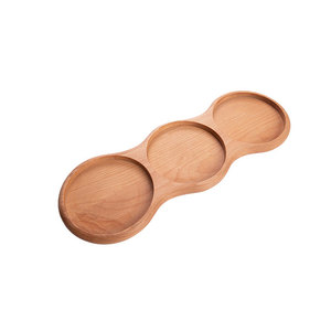 Precios Excepcionales al por Mayor: Soporte de Madera de Haya de Tres Niveles para Servir Postres y Pasteles - Product Image 1