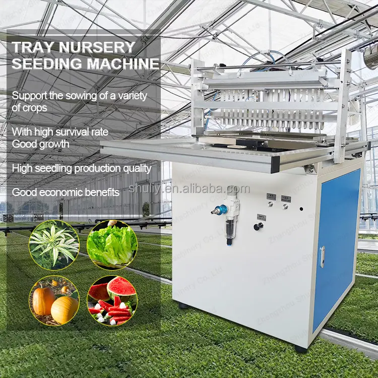 Seeders e piantare macchine di semi automatico vassoio spina fioriera seeder macchina