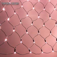 Guirnalda de Luces LED de PVC para Redes de Pesca, Luces Decorativas para Exteriores, Iluminación Navideña para Fiestas y Bodas