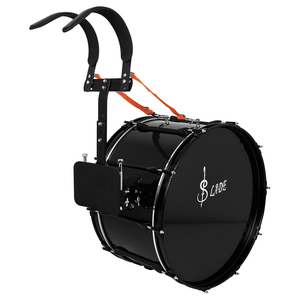 SLADE Usine Vente en Gros Personnalisée Acier Inoxydable OEM ODM <span class=keywords><strong>Grosse</strong></span> <span class=keywords><strong>Caisse</strong></span> Claire de 22 Pouces Tambour de Marche Noir avec Support - Product Image 4