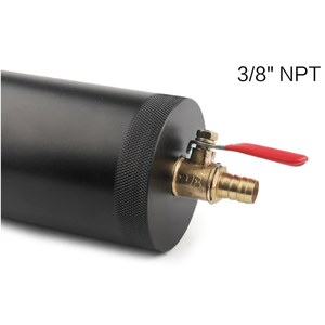 Aluminium Universal bingung 2-port tangki kaleng penangkap minyak panjang baru dengan Filter mesin pemisah minyak Mini - Product Image 4