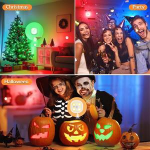 Under Cabinet Lighting,Rechargeable Motion <b>Sensor</b> Puck <b>Lights</b> with Remote,12 Color Temper Magnetic Stick on <b>Light</b> for Kitchen - Product Image 6