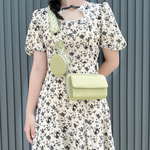 <strong>Bags</strong> for Women Single Shoulder Crossbody <strong>Bag</strong> <strong>Fashionable</strong> PU <strong>Mobile</strong> Phone Mother-Child Carrier Wide Strap Multi-functional - Product Image 2