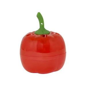 Elegan Bell Pepper berbentuk buah perangkap lalat dapur & luar ruangan mudah dibersihkan inovatif corong desain tanpa beracun umpan