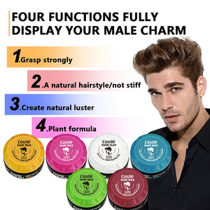 Produits de coiffage pour hommes, cire à cheveux, pâte mate, <span class=keywords><strong>prix</strong></span> d'usine, marque privée, salon de coiffure - Product Image 5