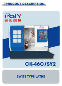 TAIYANG CK-46C/SY2 ikiz mili 7-Axis <span class=keywords><strong>CNC</strong></span> turn-değirmen merkezi karmaşık parça üretimi için ağır hassas makine - Product Image 3