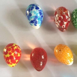 Huevo de Pascua Hecho a Mano, Huevo de Semilla de Sésamo, Guijarros de Huevo, <span class=keywords><strong>Juego</strong></span> Artificial Pulido para Niños, Juguetes, Canicas de Vidrio Artísticas de Murano - Product Image 4