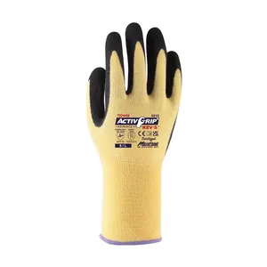Guanto Towa - 591S 7/S Activ Grip Advanced Kev - Colore: Nero / Giallo - Guanti da lavoro consigliati - Product Image 1