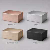 Boîtes cadeaux rigides en carton imprimées sur mesure, boîtes magnétiques, emballages de luxe, boîtes cadeaux pliantes avec couvercle magnétique, attaches recyclées