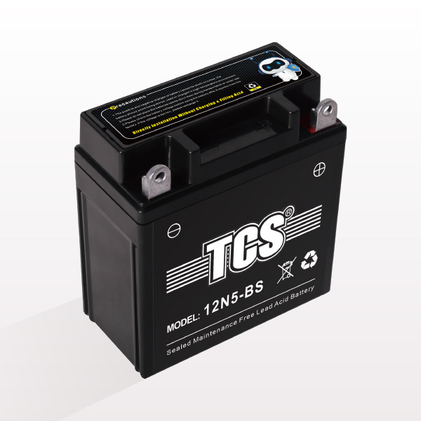TCS 12N5 12V5Ah Maintenance Free Sealed Lead Acid Trolling Motor Battery 12V Lead Acid Battery