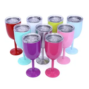 Vaso <span class=keywords><strong>de</strong></span> vino <span class=keywords><strong>de</strong></span> doble pared, vaso <span class=keywords><strong>de</strong></span> cerveza aislado <span class=keywords><strong>de</strong></span> acero inoxidable, 10oz, venta al por mayor, <span class=keywords><strong>2022</strong></span> - Product Image 1