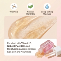 Aceite Labial Mate para Labios Secos, Fórmula Hidratante, Admite Logotipo Personalizado, Aspecto Natural con Acabado Brillante y Sutil