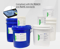 Vente directe d'usine, mélange facile, silicone 1,5 W/M.K, matériau bicomposant, colle électronique AB, composé de potting, adhésif