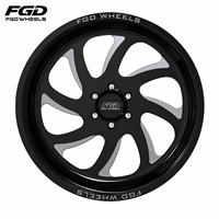 Enjoliveurs de roues flottants personnalisés en alliage d'aluminium forgé 6 ou 8 trous 6x135 6x139.7 6x5.5 8x170 pour RAM 1500 RAM 2500 RAM 3500