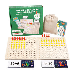 COMMIKI Mathématiques Enseignement SIDA <span class=keywords><strong>Multiplication</strong></span> Conseil Enfants Éducation Précoce Montessori Maternelle <span class=keywords><strong>Calcul</strong></span> Nombre Jouets - Product Image 1