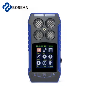 Bosean China factory industrial safety equipment O2 H2S alarm oxygen gas detector