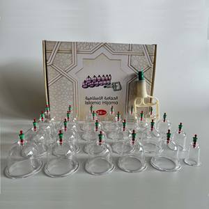 Hijab Islam, cangkir penyedot selulit, mesin bekam 24 buah Set terapi bekam vakum - Product Image 2