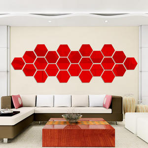 Hot Selling Rhombus Self-adhesive Personalizzato Sticker <strong>Mirror</strong> Glass Frameless <strong>Sticky</strong> <strong>Wall</strong> <strong>Mirror</strong> Decorative Splicing <strong>Mirror</strong> - Product Image 5