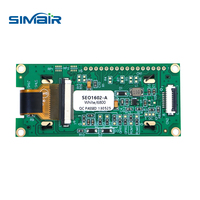 Modul LCD 2.34 inci, layar OLED Dot matrix karakter 1602, layar LCD monokrom karakter HD