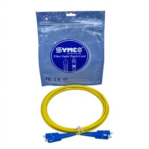 สายแพทช์ไฟเบอร์ออปติก SYMCO SC/UPC SC/UPC SM-DX-3.0-3M-2 เกรดโทรคมนาคม แบบดูเพล็กซ์ LSZH ผ่านการทดสอบจากโรงงาน 100% - Product Image 1