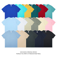 T-Shirt unisexe à manches courtes, vêtements amples en 220 coton, 100% g