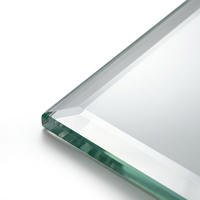 Verre trempé de sécurité pour balustrades, cloisons, 3-19 mm, taille personnalisée, verre plat trempé transparent