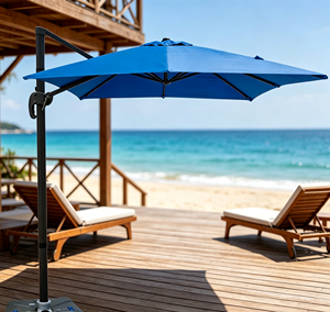 Ombrellone a braccio laterale quadrato UPLION per impieghi gravosi, per bordo piscina, uso commerciale, terrazza, hotel, <span class=keywords><strong>giardino</strong></span> - Product Image 4