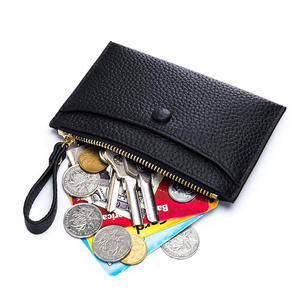 Porte-monnaie ultra-fin en cuir de vache véritable, petit portefeuille pour femme, porte-cartes, porte-monnaie pour femmes - Product Image 4