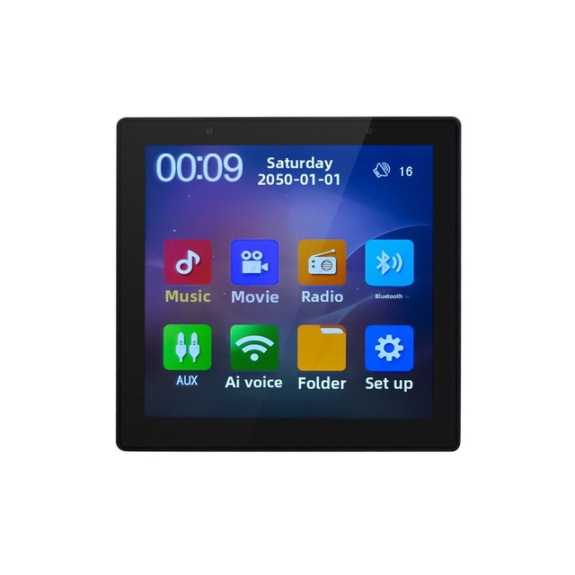 Smart Tuya Voice-Controlled Stereo Background Music Host Amplifier for Home and Hotels with Wi-Fi for TUYA Compatible