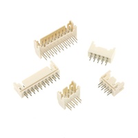 Connecteur double rangée PHD2.0, pas de 2 mm, broches droites et courbes, prise 2*2, 3/3, 4/5, 6/7, 8/9, 2*10P