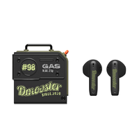 Écouteurs sans fil DMOOSTER D37 pour Bluetooth 5.3, semi intra-auriculaires, avec indicateur de batterie LED, chipset JL, en métal, autonomie 15-20h