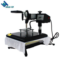 Máquina de Impresión por Sublimación Manual con Prensa de Calor, 110/220V, Certificación CE SGS, Área de 380x380mm, Multicolor, Fácil de Operar, para Productos Planos