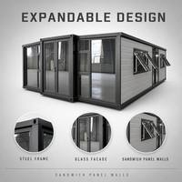 Maison Modulaire de Luxe Préfabriquée Extensible en Conteneur de 20/40 pieds à Installation Rapide, Étanche, avec Structure en Acier pour Airbnb