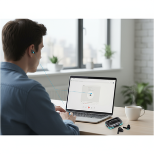 Auriculares TWS Auriculares Inteligentes con Control Táctil Inalámbricos Ecouteur para Auriculares compatibles con Bluetooth Auriculares LED Impermeables - Product Image 6
