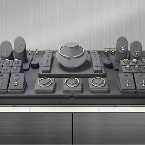 Support de Présentation de Bijoux en Microfibre en Gros, Présentoir Personnalisé pour Bagues, Colliers et Boucles d'Oreilles, Support de Présentation de Bijoux - Product Image 2