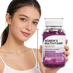 ויטמינים רב-תכליתיים לנשים בוגרות, ללא סוכר, תומכים במערכת החיסון, אנרגיה, מצב רוח, משפרים צפיפות העצם, שיער, עור וציפורניים, תוסף תזונה (OEM/ODM) - Product Image 1