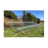 Sistema de Montaje en Suelo para Paneles Solares de Aluminio Galvanizado Preensamblado, en Oferta, con Garantía de 25 Años