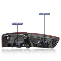 Système d'éclairage automatique JUSHUN pour Audi A6 2016-2018 Ensemble de feu arrière C7PA Feux arrière modifiés Accessoires de voiture Lampes individuelles